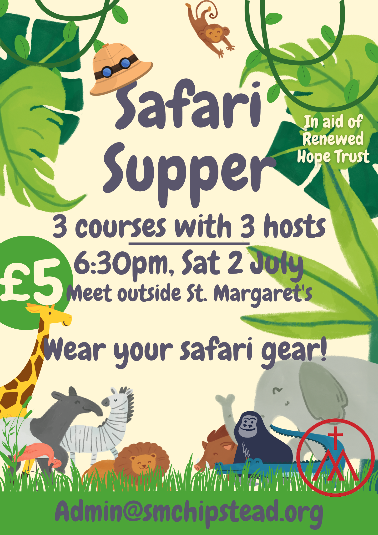Safari Supper Poster (003)