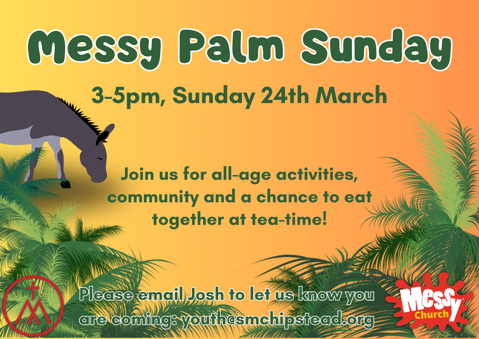 Messy Palm Sunday Poster