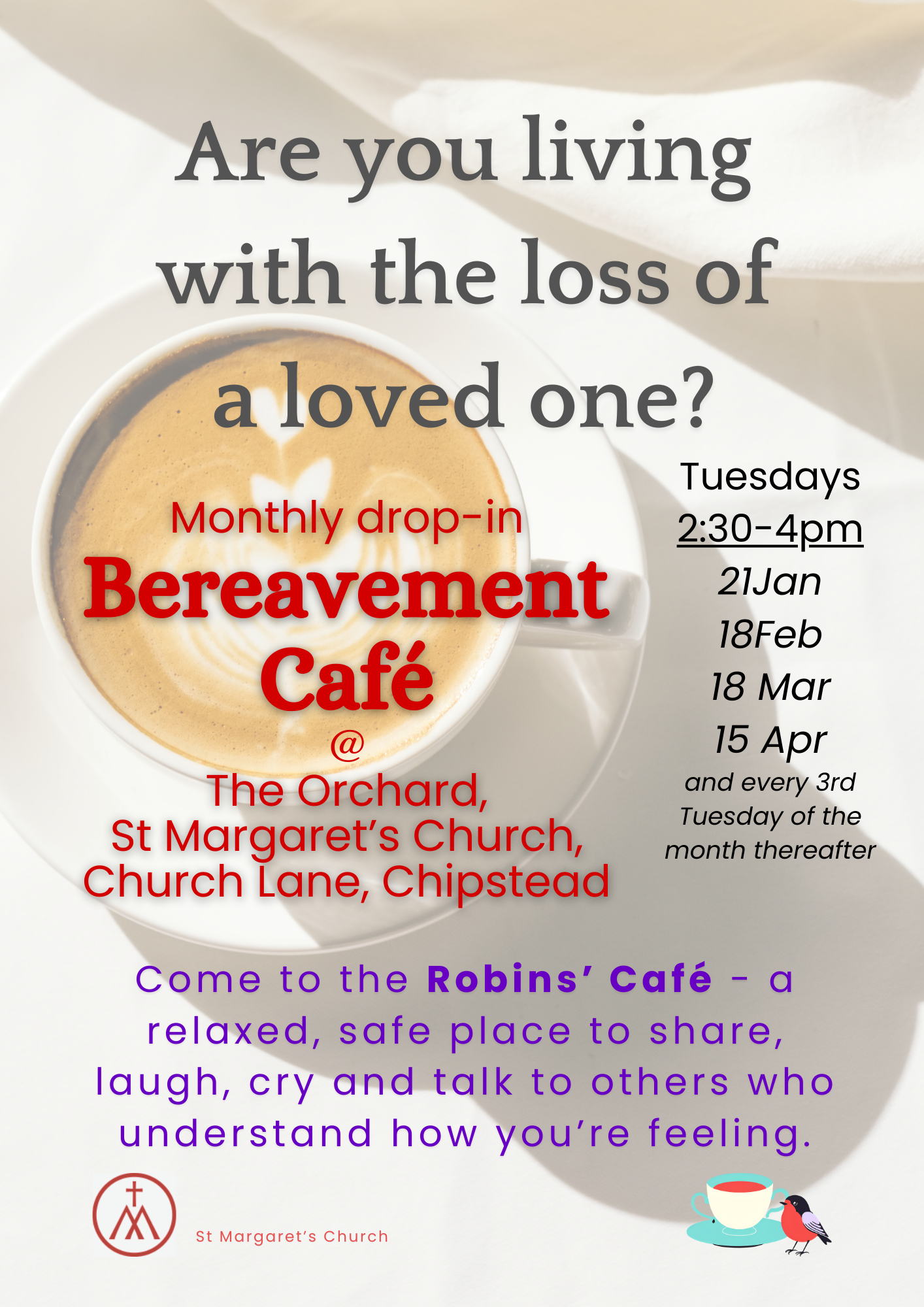 Bereavement Cafe A4